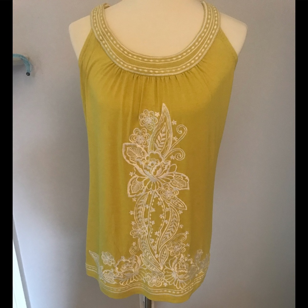 INC embroidered Tank